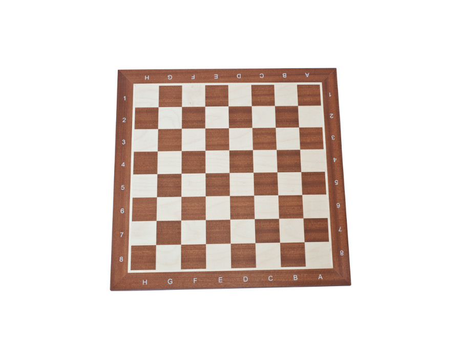 Klassieke wedstrijdset Mahonie met coördinaten en Staunton 4 stukken (bruin of zwart)