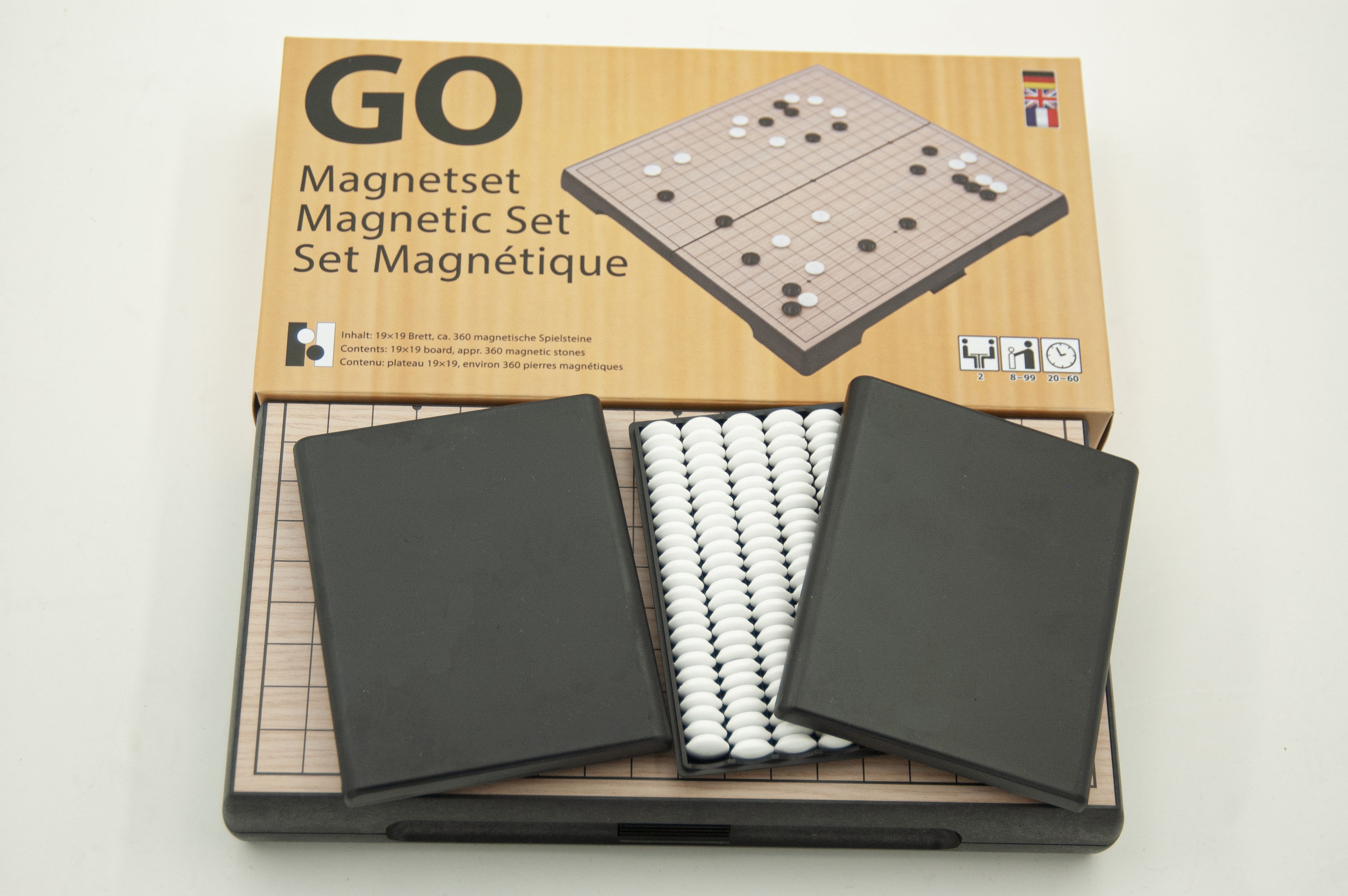 Magnetische Go travel set 19x19