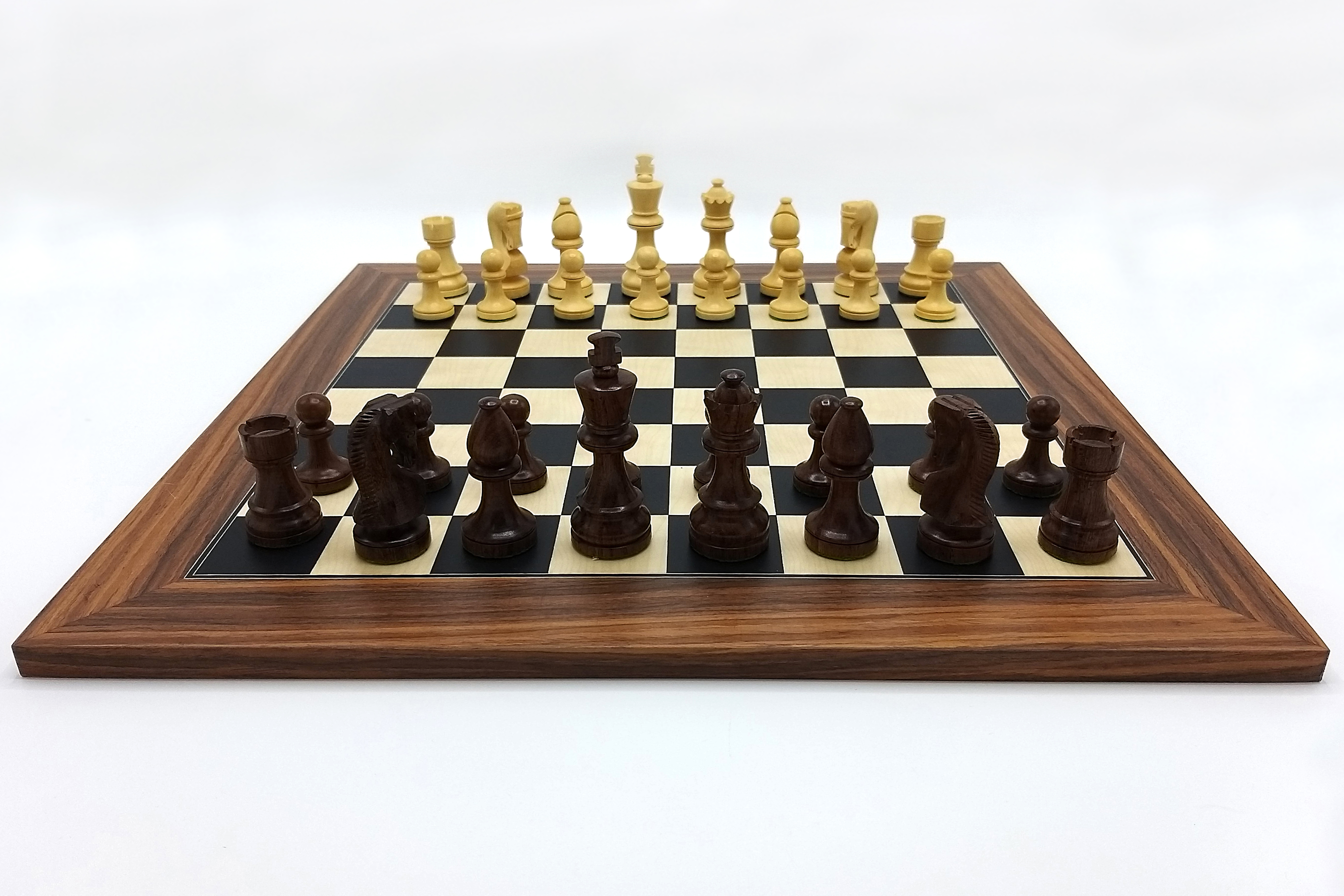 Santos Palisander 4,5cm met elegante schaakstukken Ulbrich