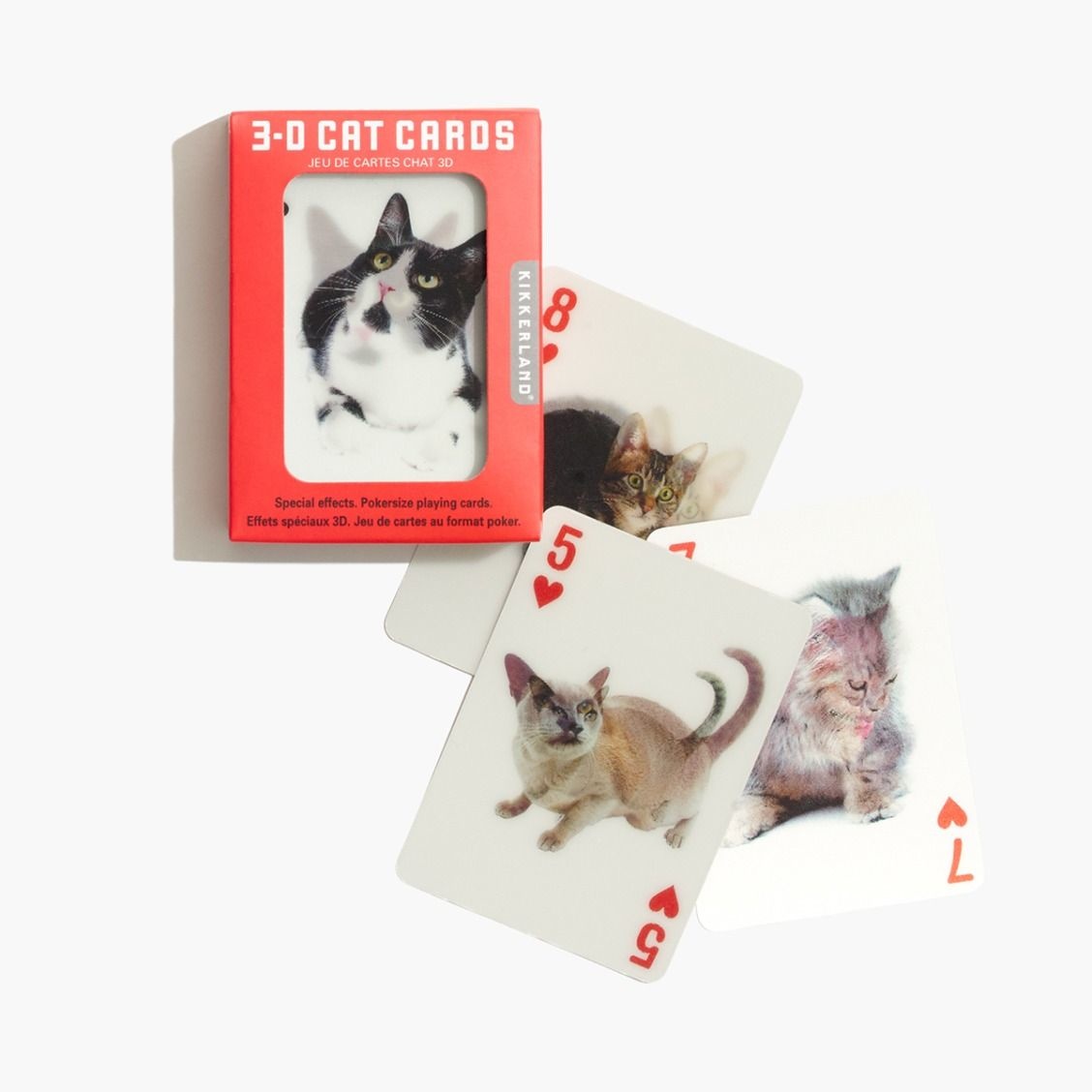 3D Katten Speelkaarten