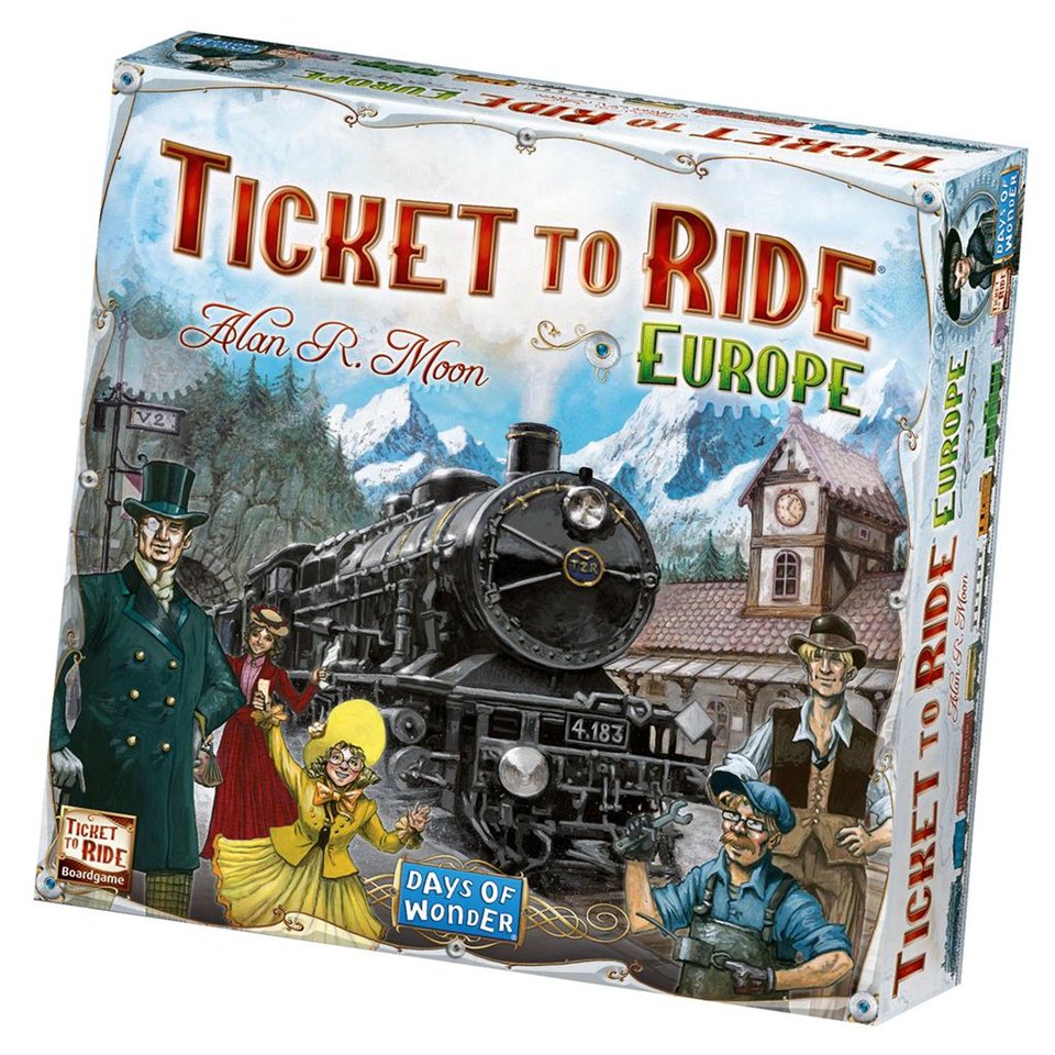Ticket to Ride - Europa Engelstalig