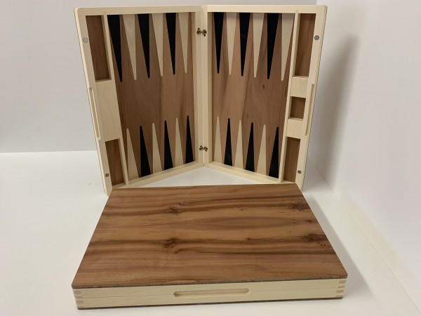 Backgammon Tibetaans appel 36x24x4 cm