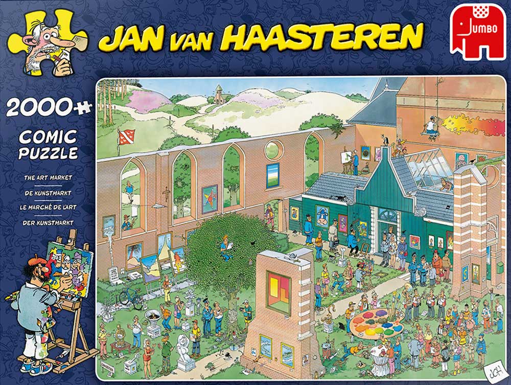Jan van Haasteren de Kunstmarkt 2000 stukjes