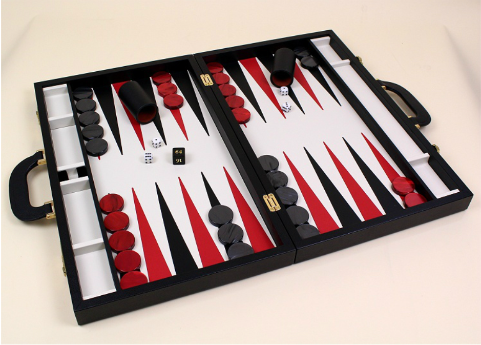 Romagnoli Backgammon - Black Dollar