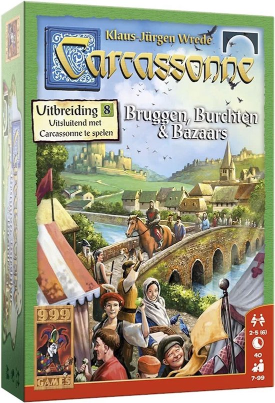Carcassonne uitbreiding: Bruggen, Burchten en Bazaars