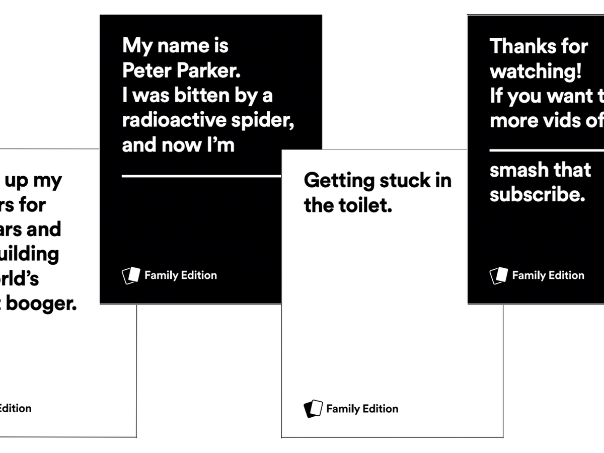 Cards Against humanity - Family edition - Schaak en Gowinkel Paard - Spellen en Puzzels sinds 1987