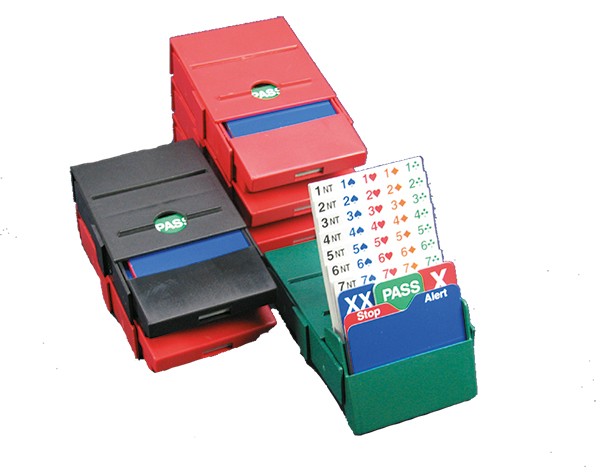 Bidding box compact - set of 4
