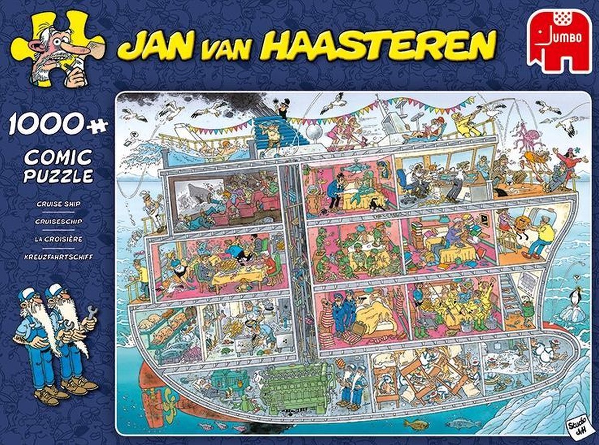 Jan van Haasteren Cruiseschip 1000 stukjes