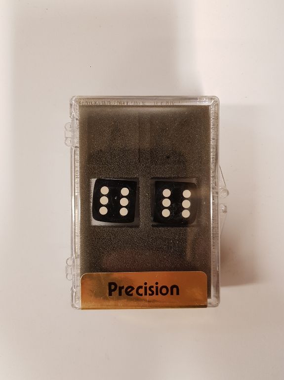 Precision dice - zwart