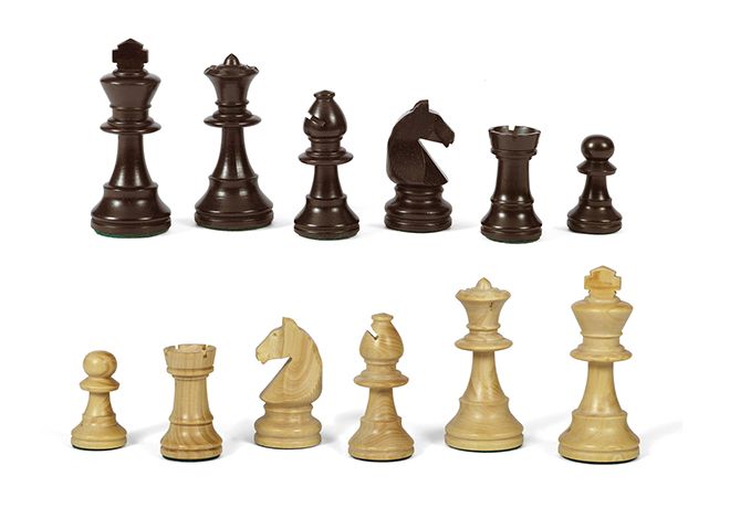 Chavet Boxwood Chess Pieces size 3