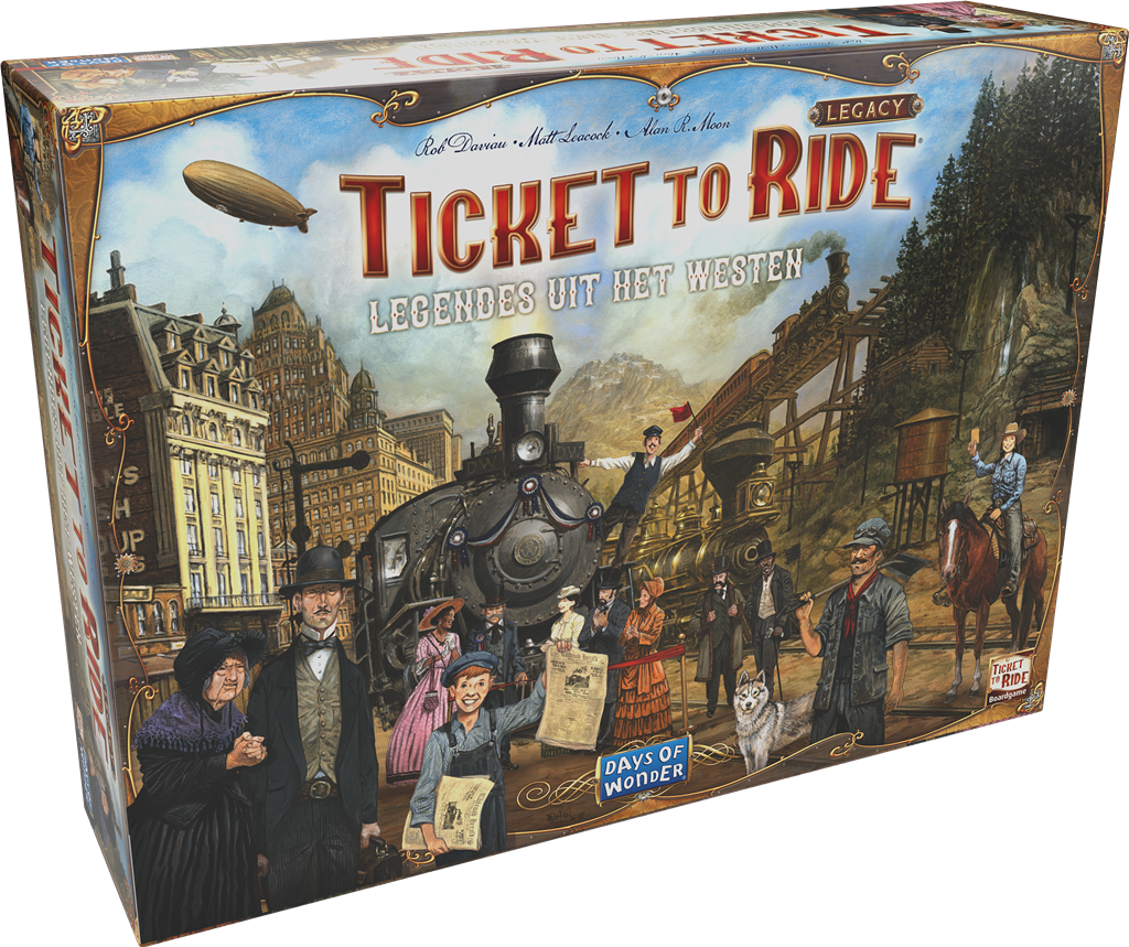 Ticket to Ride Legacy - Legendes uit het Westen (NL/EN)