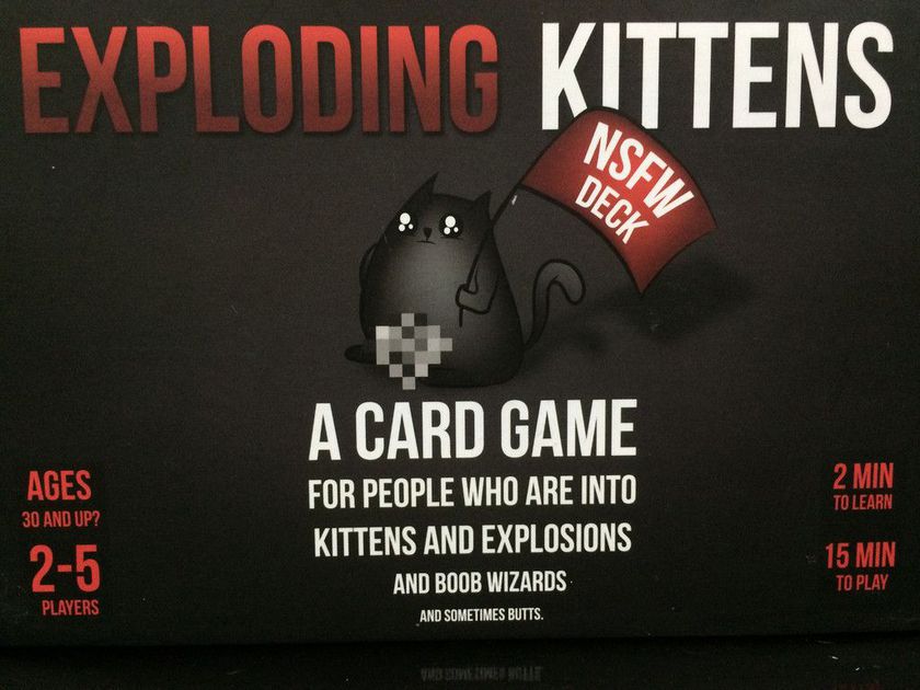 Exploding kittens NSFW edition