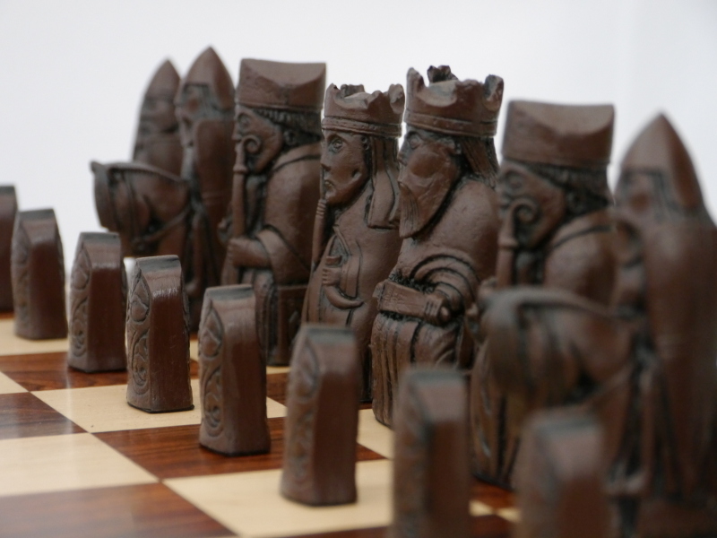Isle of Lewis chessmen (brown)