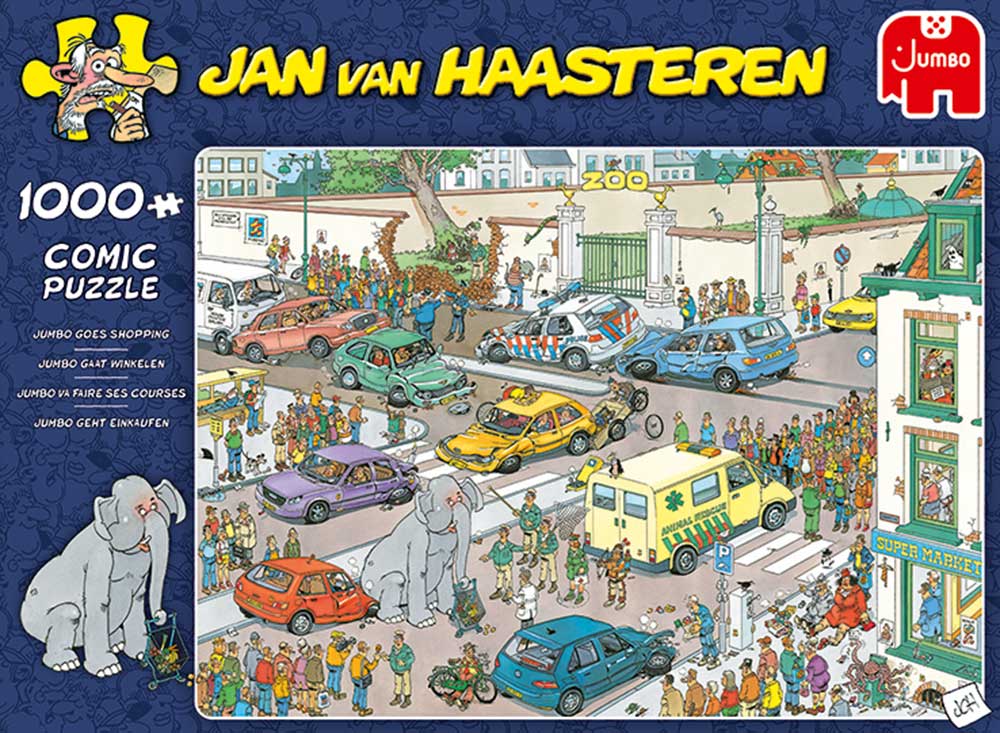 Jan van Haasteren Jumbo goes Shopping 1000 pieces