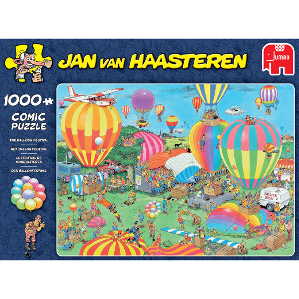 Jan van Haasteren het Ballonfestival 1000 stukjes