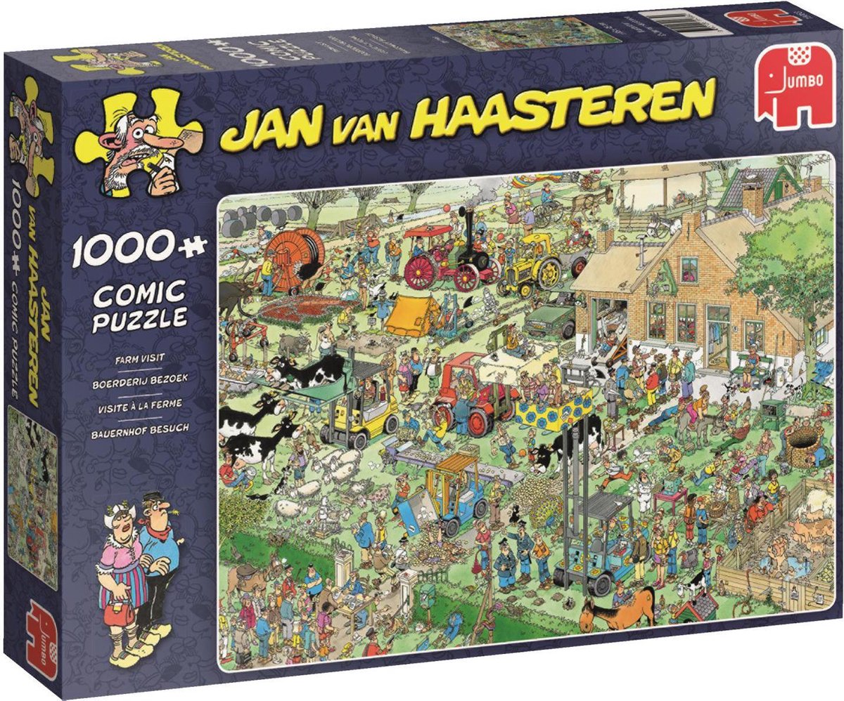 Jan van Haasteren Boerderij Bezoek 1000 stukjes