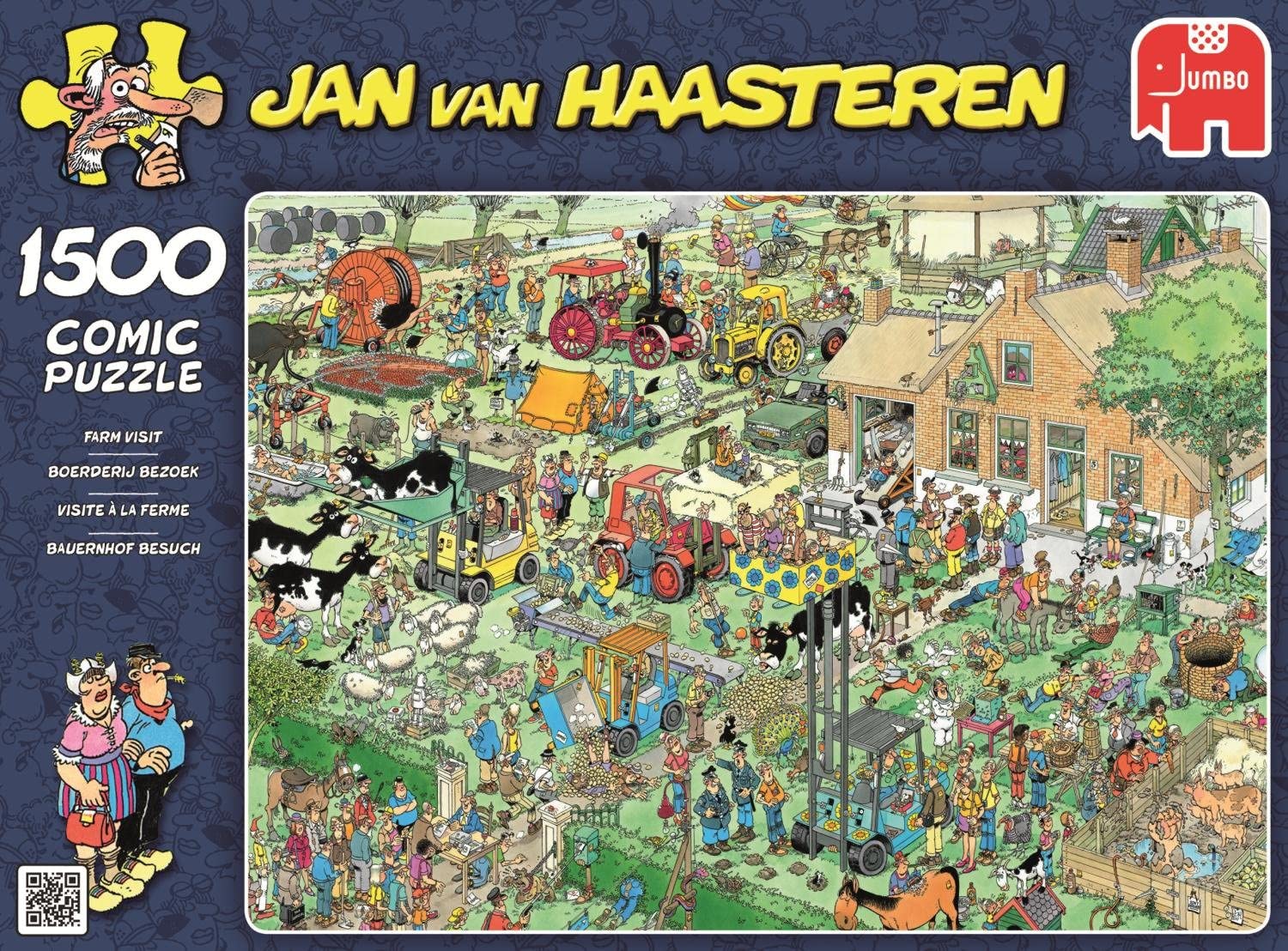 Jan van Haasteren Boerderij Bezoek 1500 stukjes