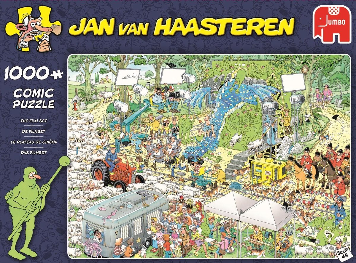 Jan van Haasteren de Filmset 1000 stukjes