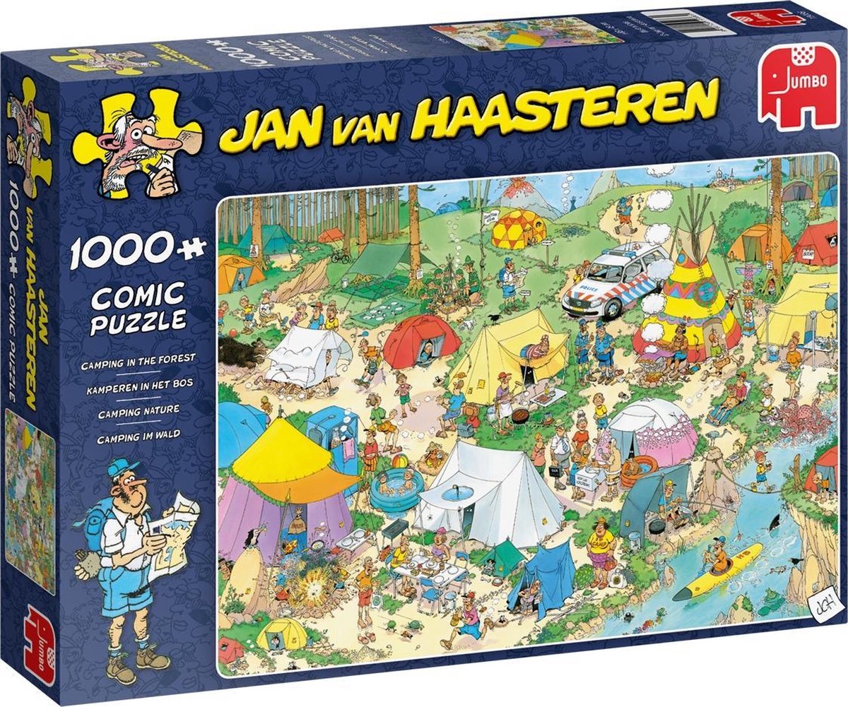 Jan van Haasteren Camping in the Forest 1000 pieces