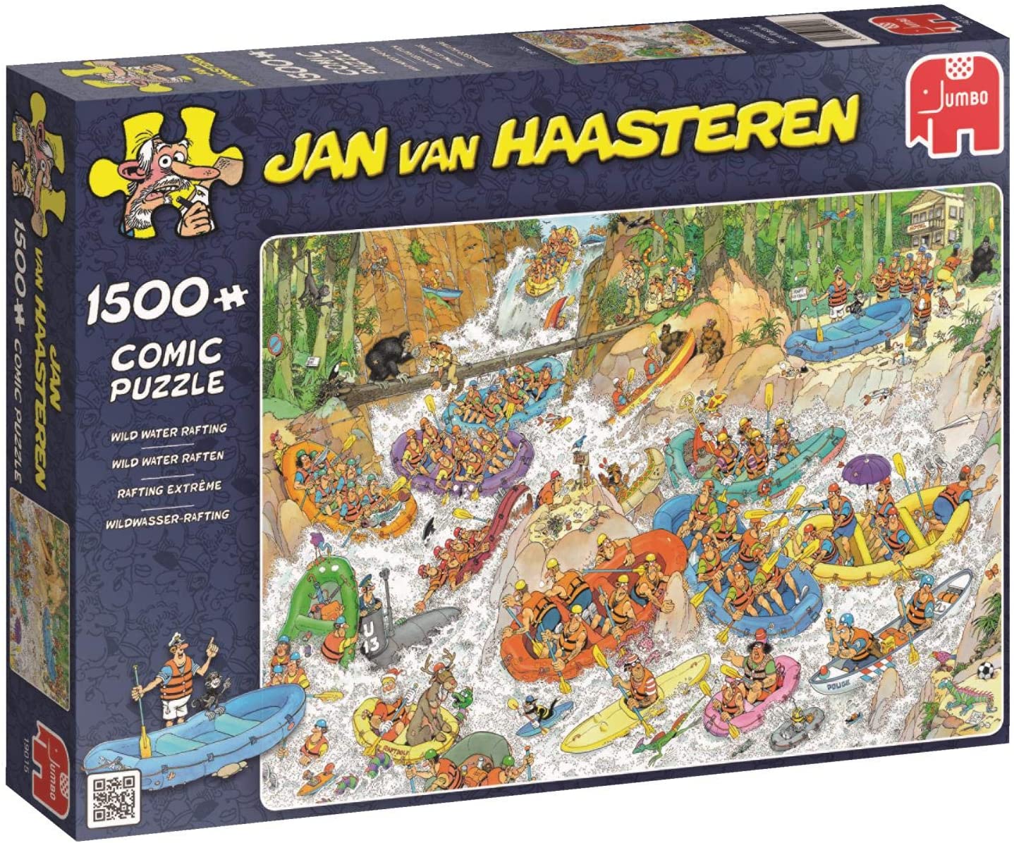 Jan van Haasteren Wild Water Rafting 1500 Pieces