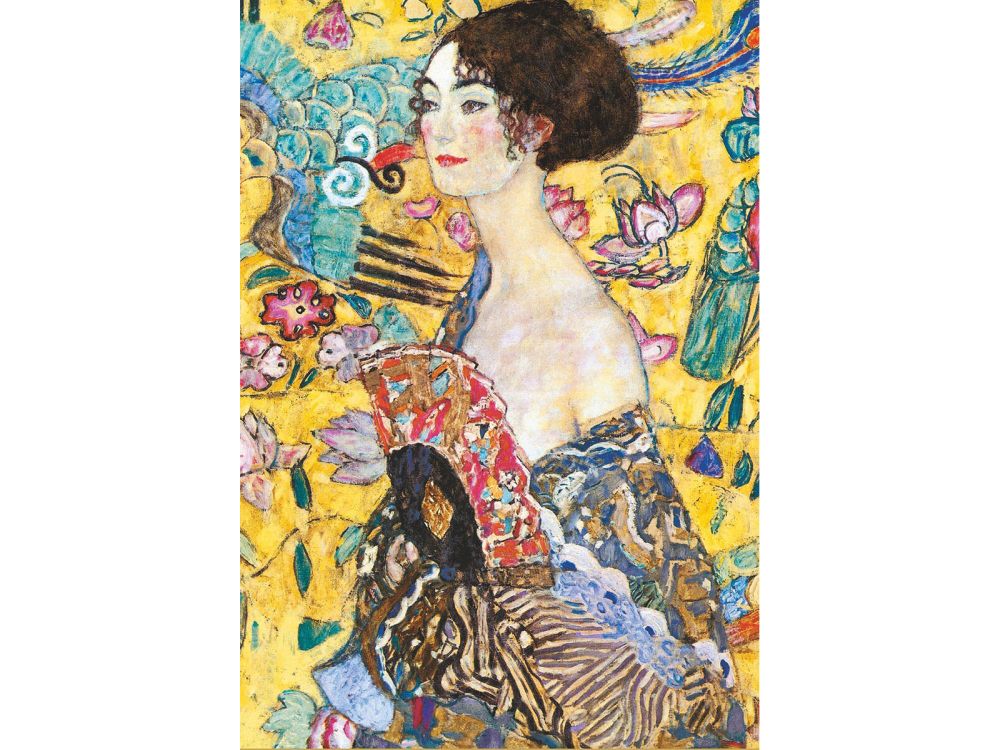Piatnik Puzzel Lady with fan, Gustav Klimt 1000 stukjes