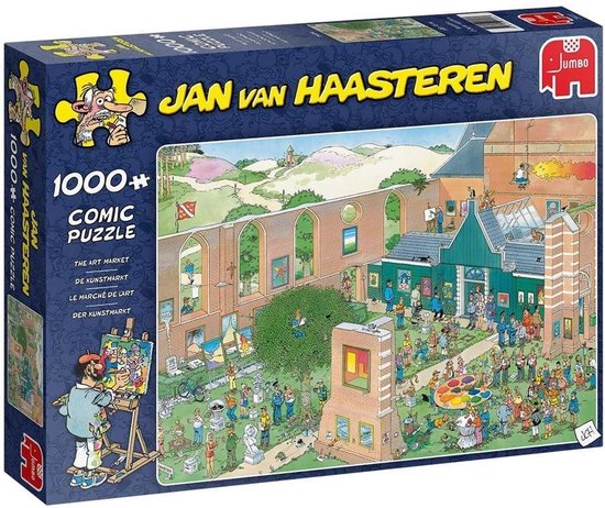 Jan van Haasteren de Kunstmarkt 1000 stukjes