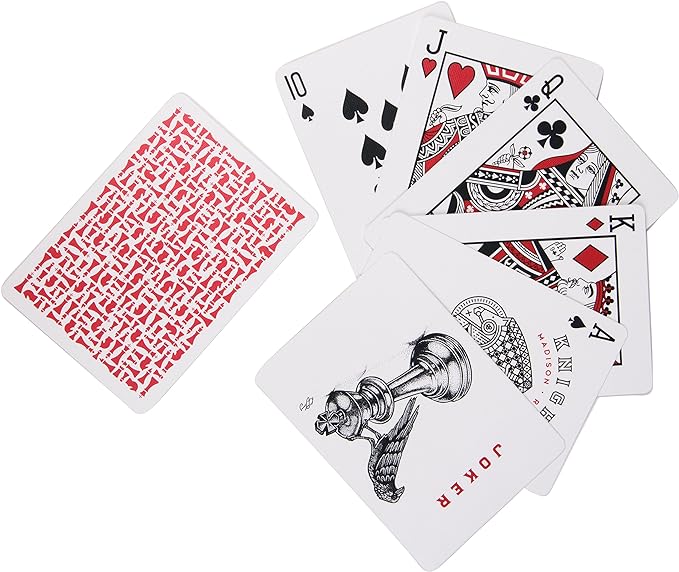 Knights Playing Cards (Red) - Madison & Ramsay