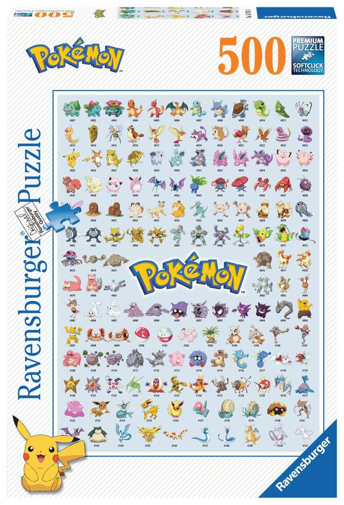 Pokémon Puzzel 500 stukjes
