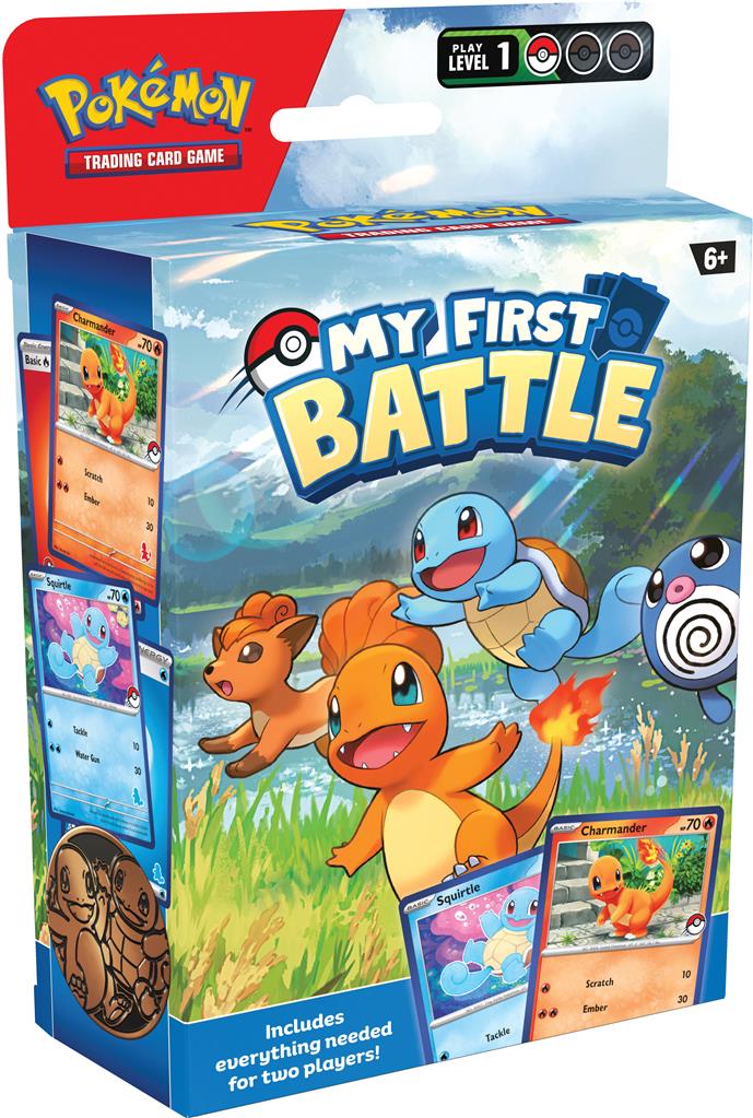 Pokemon trading card game - My first battle (charmander & Squirtle)