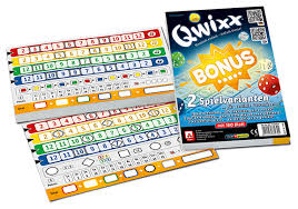 Qwixx Bonus (scorecards)