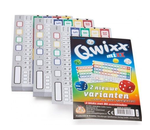 Qwixx mix scoreblok