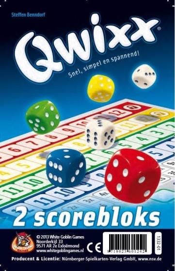 Qwixx scoreblocks