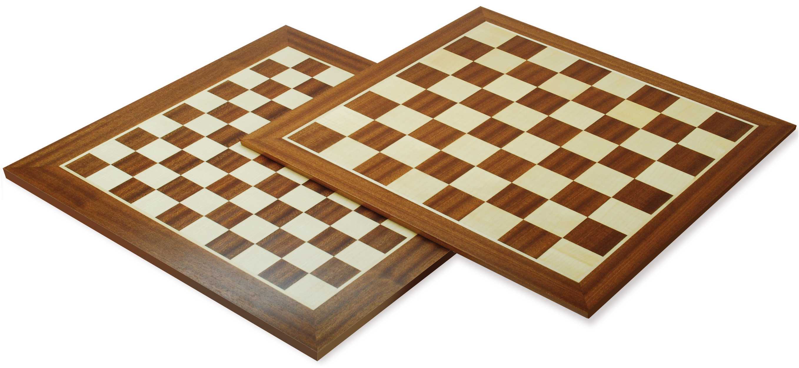 Classic Chess/Draughts set mahogany