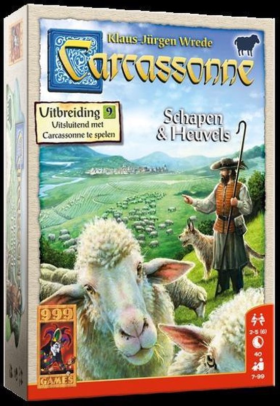 Fonetiek Of later paspoort Carcassonne uitbreiding: Schapen en Heuvels... - Schaak en Gowinkel het  Paard - Spellen en Puzzels sinds 1987