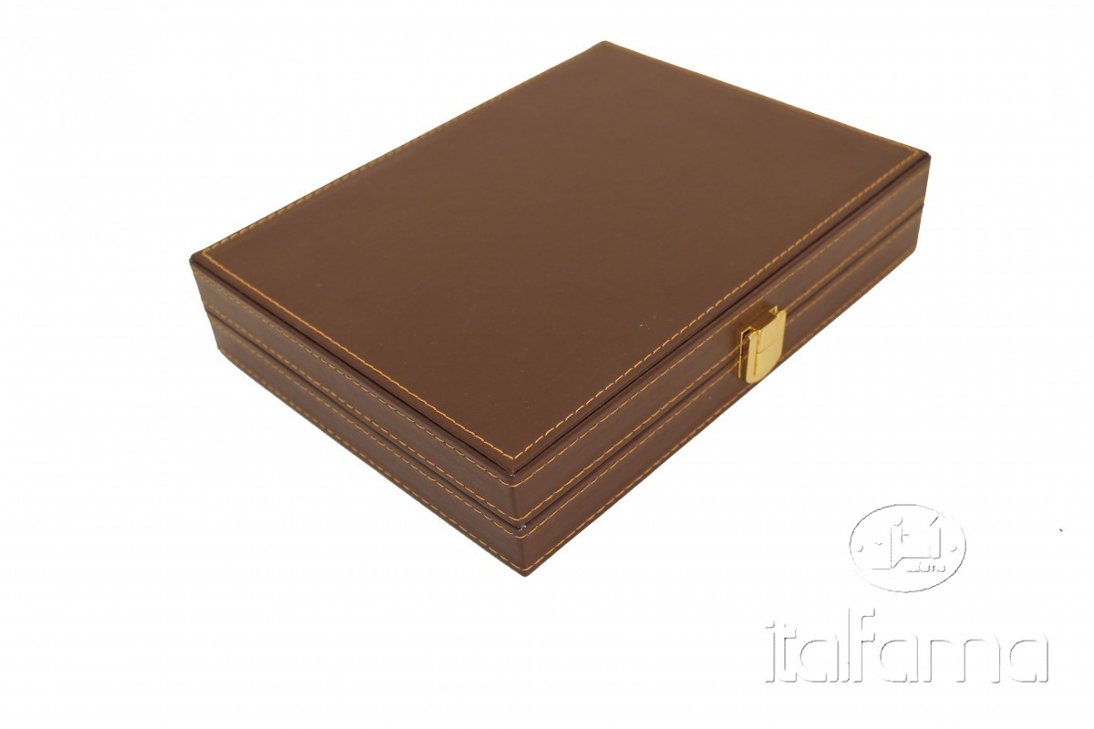 Backgammon leatherette magnetisch - Italfama