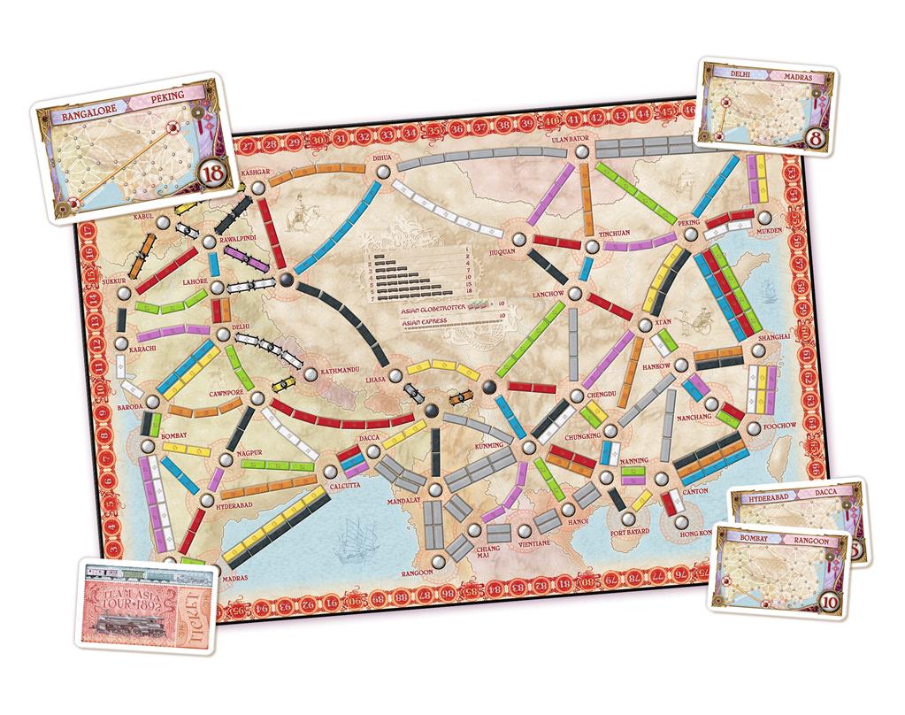 Ticket To Ride Map Collection: Volume 1 - Asia