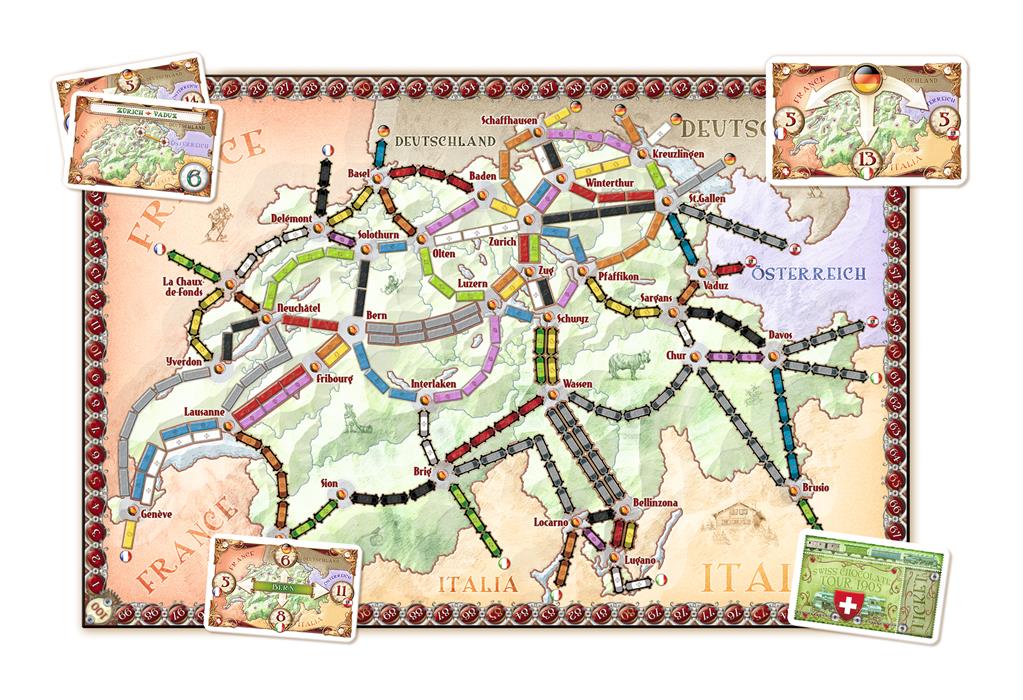 Ticket to Ride Map Collection: Volume 2 - India & Zwitserland