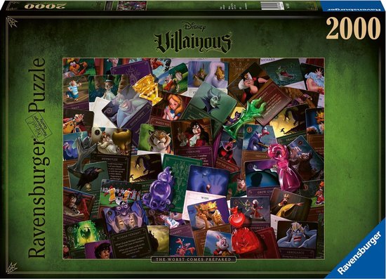 Ravensburger puzzel Villainous: All Villains The Worst Comes Prepared 2000 stukjes