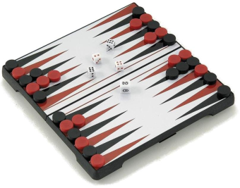 Magnetische bakcgammonset plastic