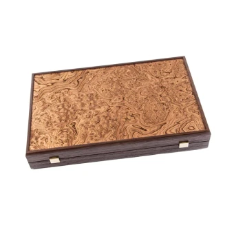Backgammon Manopoulos - Walnut Burl