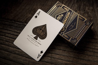 Bicycle blue monarchs