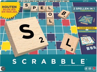 Scrabble - houten blokjes