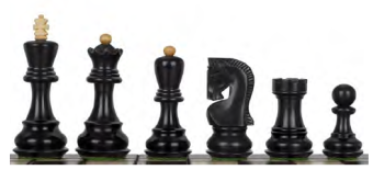 Schaakstukken 'Zagreb' KH 90 mm