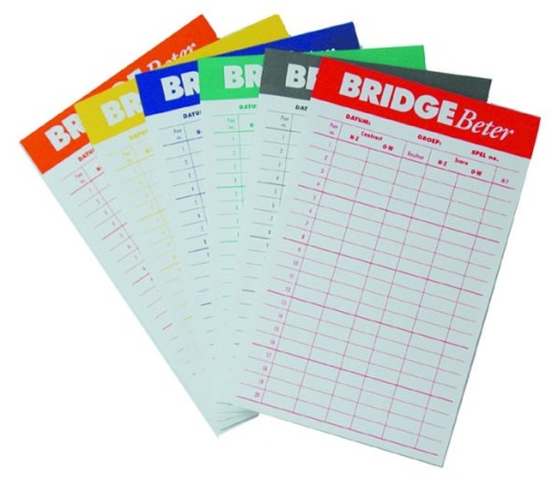 Score cards (250 pcs)