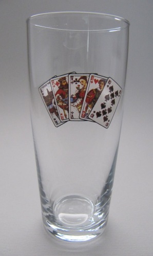 Bridge beer glass