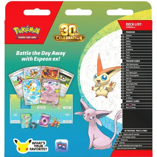 Pokémon 30th Celebration Battledeck - Espeon ex  (Pre-order)