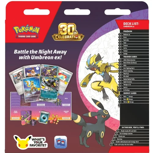 Pokémon 30th Celebration Battledeck - Umbreon ex  (Pre-order)