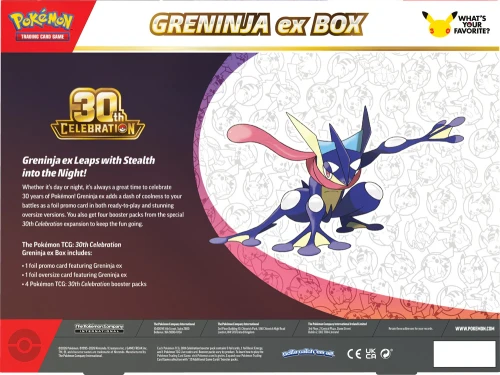 Pokémon 30th Celebration Ex Box - Greninja