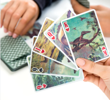 3D Dino Playing Cards