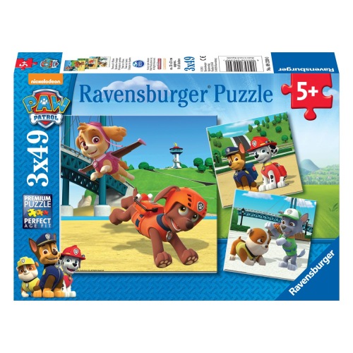 Paw Patrol puzzel 5+  Team op 4 poten